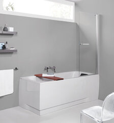 Стенка для ванны Sanplast Prestige III KW/PR III 75s, блестящее серебро цена и информация | Аксессуары для ванн, душевых кабин | pigu.lt