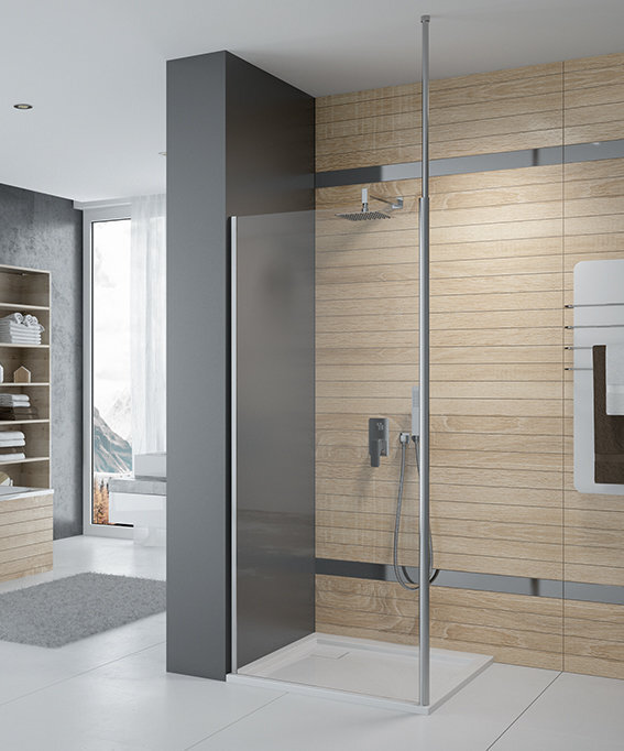 Walk-In dušo kabina Sanplast Prestige III P/PR III 100s, bahama šviesiai ruda цена и информация | Dušo durys ir sienelės | pigu.lt