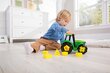 Traktorius su kaladėlėmis Johnny John Deere, 46654 kaina ir informacija | Žaislai kūdikiams | pigu.lt