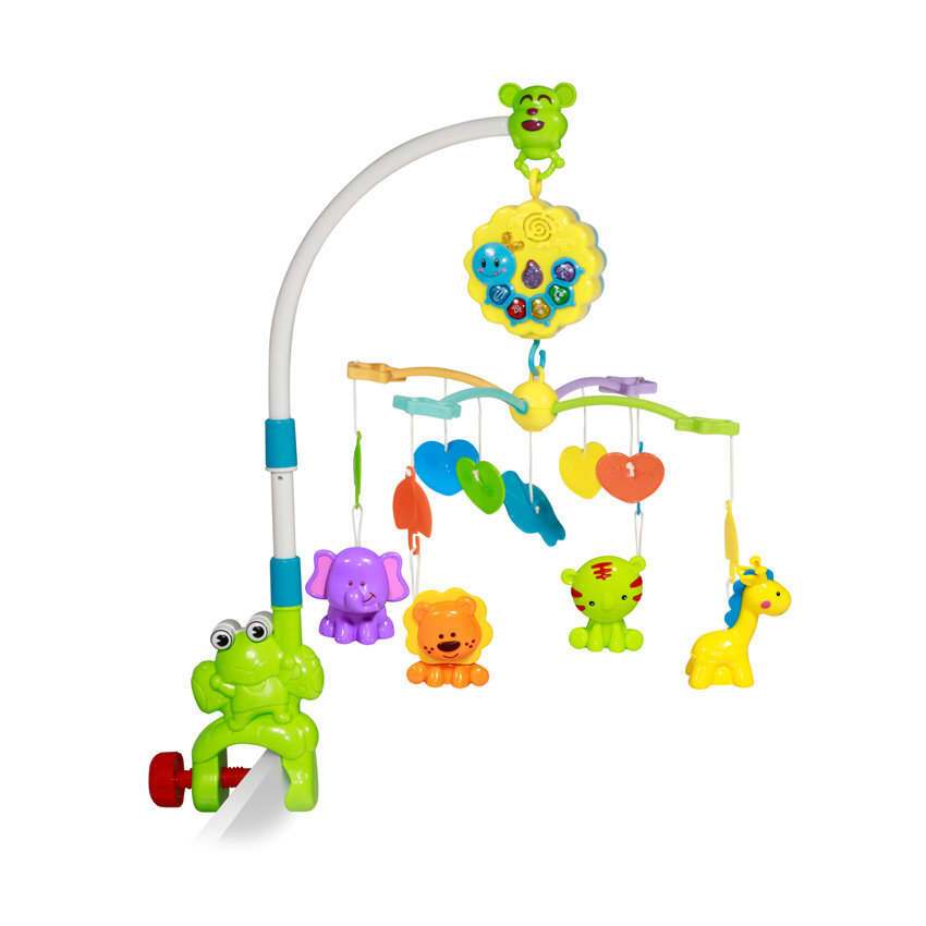 Muzikinė karuselė Lorelli Froggy цена и информация | Žaislai kūdikiams | pigu.lt