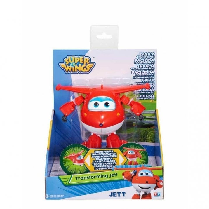 Lėktuvėlis-robotas Jett Super Wings kaina ir informacija | Žaislai berniukams | pigu.lt