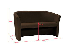 Мягкий диван-скамья Signal Meble Tm-3, кремовый цена и информация | Диваны | pigu.lt