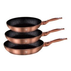 Berlinger Haus комплект сковородок  Copper Metallic Touch Line, 3 части цена и информация | Cковородки | pigu.lt