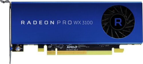 AMD Radeon Pro WX 3100 4GB GDDR5 (256 Bit) 1xDP, 2x Mini DP (100-505999) kaina ir informacija | Vaizdo plokštės (GPU) | pigu.lt