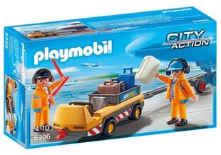 Конструктор Playmobil Работники аэропорта с буксиром 5396 цена и информация | Конструкторы и кубики | pigu.lt