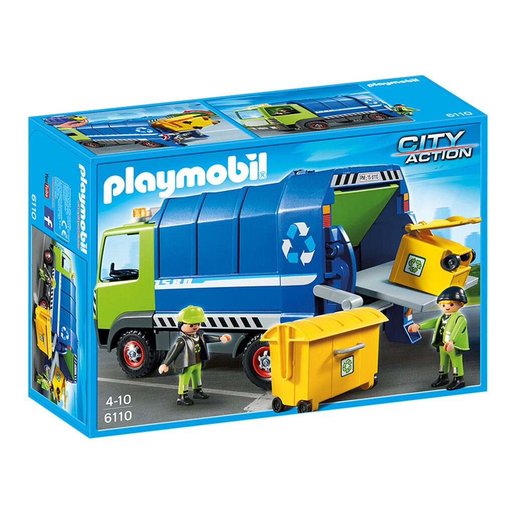 Konstruktorius 6110 PLAYMOBIL® City Action, Šiukšlių išvežiotojai kaina ir informacija | Konstruktoriai ir kaladėlės | pigu.lt