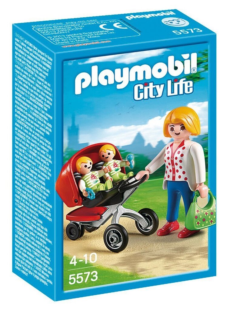 5573 PLAYMOBIL® City Life, Mama su dvynukais цена и информация | Konstruktoriai ir kaladėlės | pigu.lt