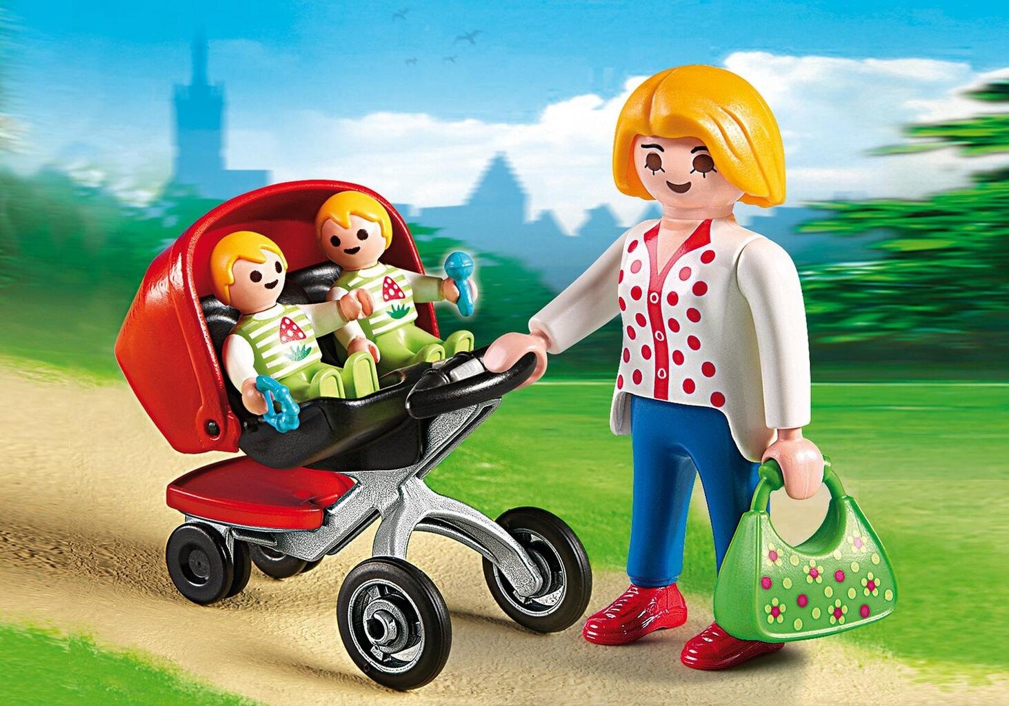 5573 PLAYMOBIL® City Life, Mama su dvynukais kaina ir informacija | Konstruktoriai ir kaladėlės | pigu.lt