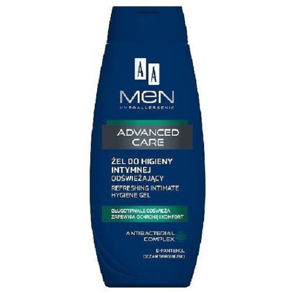 Intymios higienos prausiklis vyrams AA Men Advanced Care 250 ml kaina ir informacija | Intymios higienos prausikliai | pigu.lt