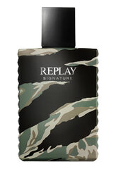 Tualetinis vanduo Replay Signature Man EDT vyrams 100 ml kaina ir informacija | Kvepalai vyrams | pigu.lt