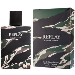 Tualetinis vanduo Replay Signature Man EDT vyrams 100 ml kaina ir informacija | Kvepalai vyrams | pigu.lt