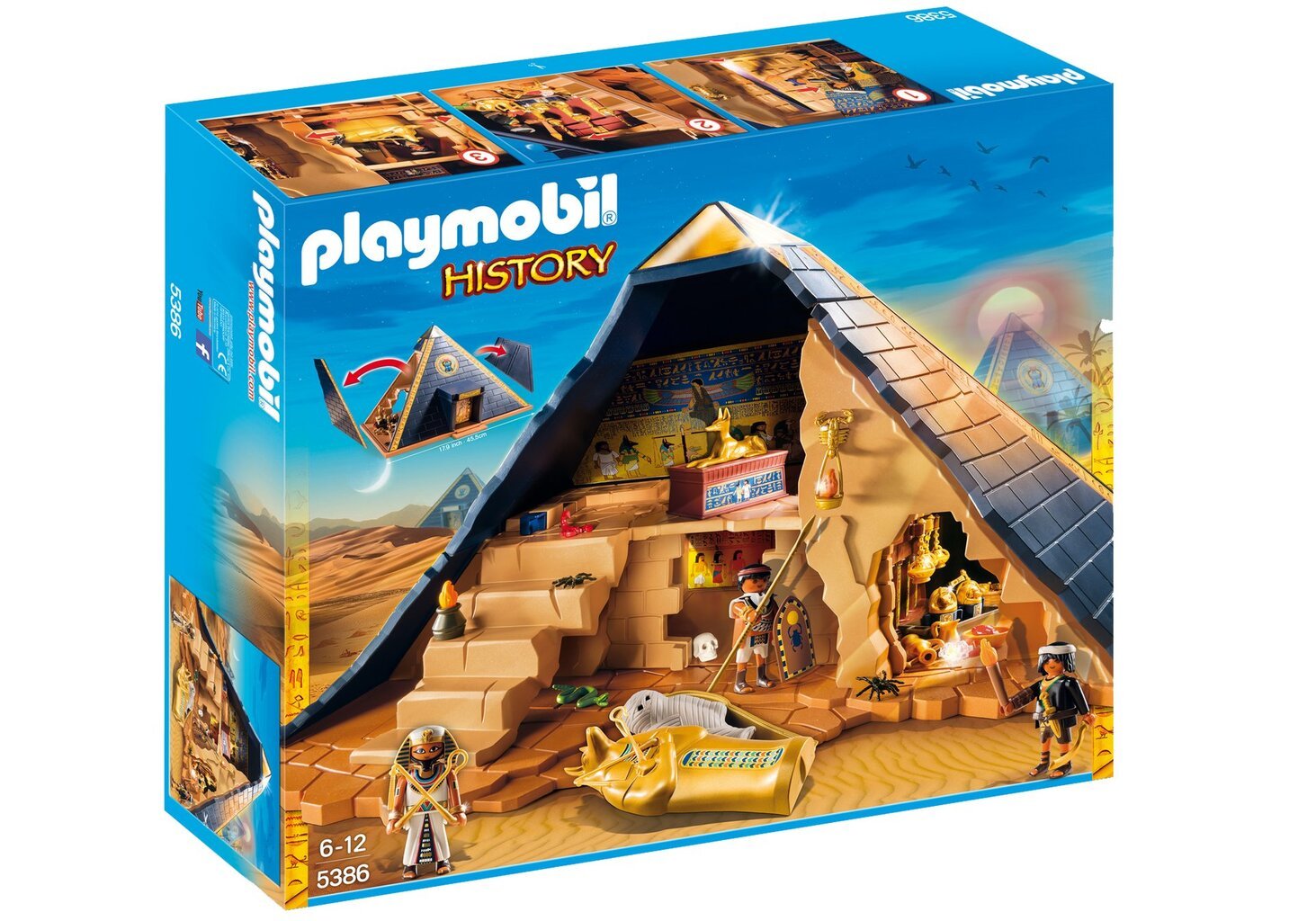 5386 PLAYMOBIL® History Faraono piramidė kaina ir informacija | Konstruktoriai ir kaladėlės | pigu.lt