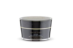 Kaukė veidui ir kaklui su auksu Natura Siberica Caviar Gold 50 ml цена и информация | Маски для лица, патчи для глаз | pigu.lt