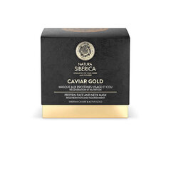 Kaukė veidui ir kaklui su auksu Natura Siberica Caviar Gold 50 ml цена и информация | Маски для лица, патчи для глаз | pigu.lt