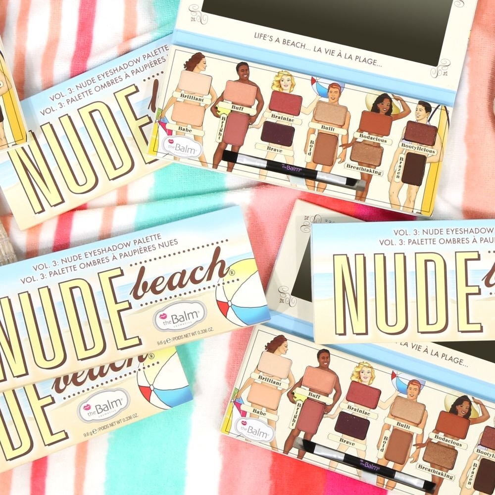 Akių šešėlių paletė TheBalm Nude Beach 9.6 g kaina ir informacija | Akių šešėliai, pieštukai, blakstienų tušai, serumai | pigu.lt