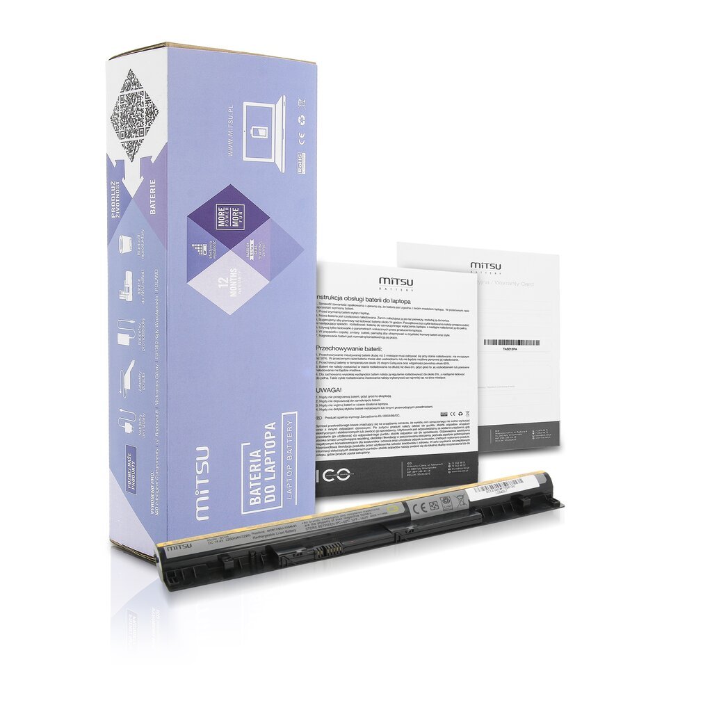 MITSU BATTERY BC/LE-S400 (LENOVO 2200 MAH 32 WH) kaina ir informacija | Akumuliatoriai nešiojamiems kompiuteriams | pigu.lt