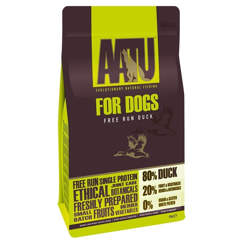 AATU 80/20 Duck natūralus su antiena, 10kg kaina ir informacija | Sausas maistas šunims | pigu.lt