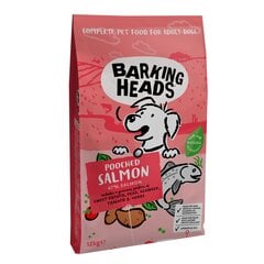 Barking Heads sausas maistas Pooched Salmon, 12kg цена и информация | Сухой корм для собак | pigu.lt