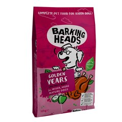 Barking Heads Golden Years senstantiems šunims su vištiena​​, 12 kg kaina ir informacija | Sausas maistas šunims | pigu.lt