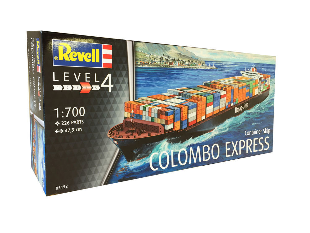 Krovinius gabenantis laivas-konstruktorius Revell Colombo Express 5152 kaina ir informacija | Konstruktoriai ir kaladėlės | pigu.lt