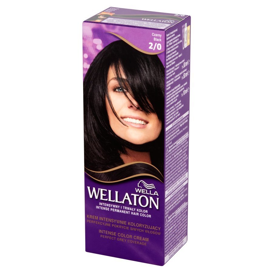 Plaukų dažai Wella Wellaton 100 g, 2/0 Black kaina ir informacija | Plaukų dažai | pigu.lt