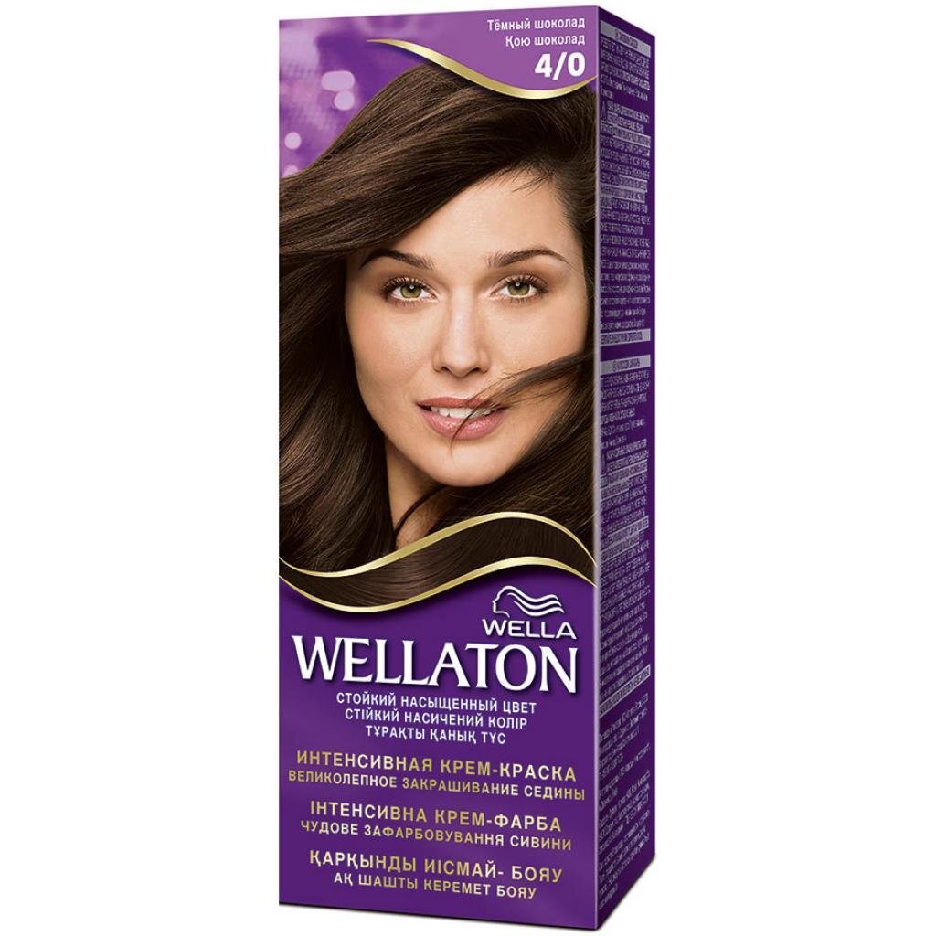 Plaukų dažai Wella Wellaton 100 g, 4/0 Medium Brown kaina ir informacija | Plaukų dažai | pigu.lt