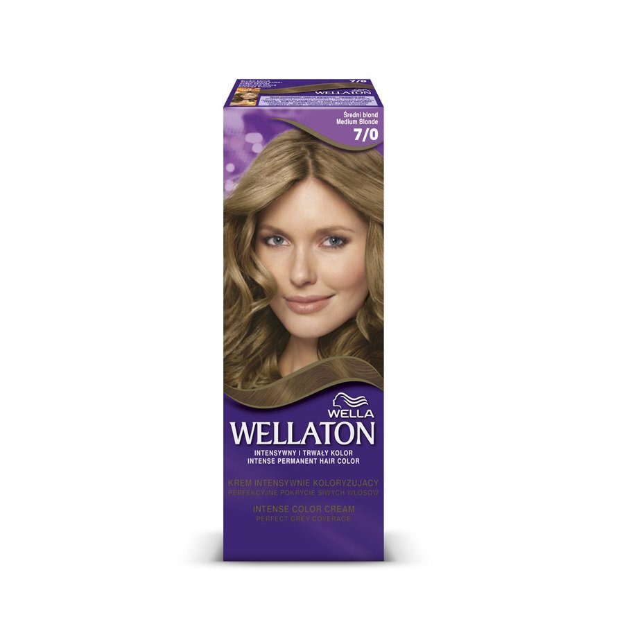 Plaukų dažai Wella Wellaton 100 g, 7/0 Medium Blonde kaina ir informacija | Plaukų dažai | pigu.lt