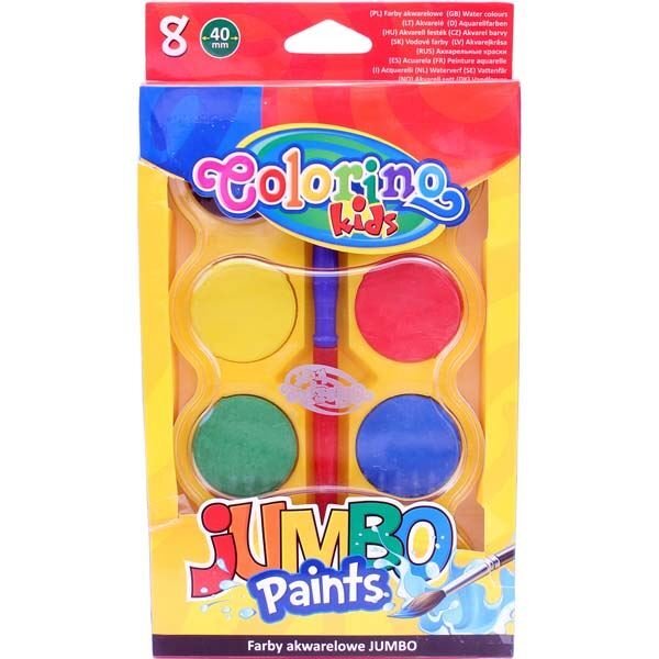 Akvarelė Colorino Kids 8 spalvų kaina ir informacija | Piešimo, tapybos, lipdymo reikmenys | pigu.lt