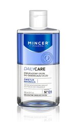 Двухфазное средство для удаления косметики глаз Mincer Pharma Daily Care Nr.01 150 мл цена и информация | Средства для очищения лица | pigu.lt