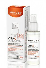 Увлажняющий концентрат для кожи рук Mincer Pharma Vita C Infusion №626, 30 мл цена и информация | Кремы, лосьоны для тела | pigu.lt