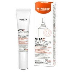 Крем под глаза Mincer Pharma Vita C Infusion №604, 15 мл цена и информация | Сыворотки, кремы для век | pigu.lt