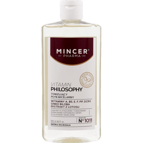 Tonizuojantis micelinis vanduo Mincer Pharma Vitamins Philosophy Nr.1011 250 ml kaina ir informacija | Veido prausikliai, valikliai | pigu.lt