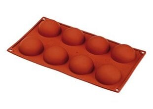 Elastotech силиконовая форма Полусферы D6 см, 8 ячеек цена и информация | Формы, посуда для выпечки | pigu.lt