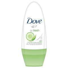 Rutulinis dezodorantas Dove Go Fresh Cucumber & Green Tea, 50 ml kaina ir informacija | Dezodorantai | pigu.lt