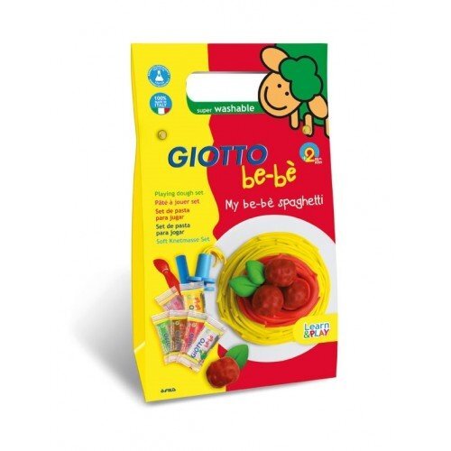 Plastelino rinkinys Fila Giotto BE-BE Spaghetti Dought 468700 kaina ir informacija | Lavinamieji žaislai | pigu.lt