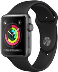 Išmanusis laikrodis Apple Watch S3, Black/Space Gray Aluminum цена и информация | Смарт-часы (smartwatch) | pigu.lt