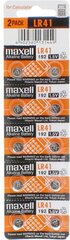 Maxell LR41 10 шт цена и информация | MAXELL Мобильные телефоны и аксессуары | pigu.lt