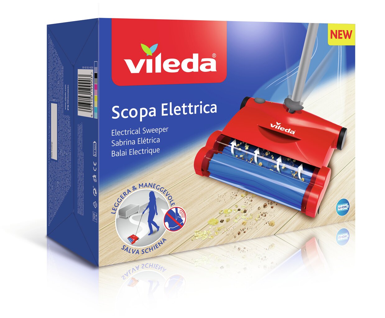 Elektrinė šluotelė Vileda E-Sweeper-3 kaina ir informacija | Dulkių siurbliai-šluotos | pigu.lt