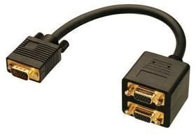 Lindy VGA/VGA, 0,18 м цена и информация | Кабели и провода | pigu.lt