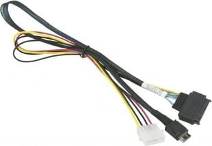 Supermicro OCuLink/PCIe, 0.55 m цена и информация | Кабели и провода | pigu.lt