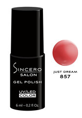 Gelinis nagų lakas "Sincero Salon", 6 ml, Just dream, 857 kaina ir informacija | Nagų lakai, stiprintojai | pigu.lt