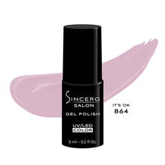 Gelinis nagų lakas "Sincero Salon", 6ml, IT'S OK, 864 kaina ir informacija | Nagų lakai, stiprintojai | pigu.lt