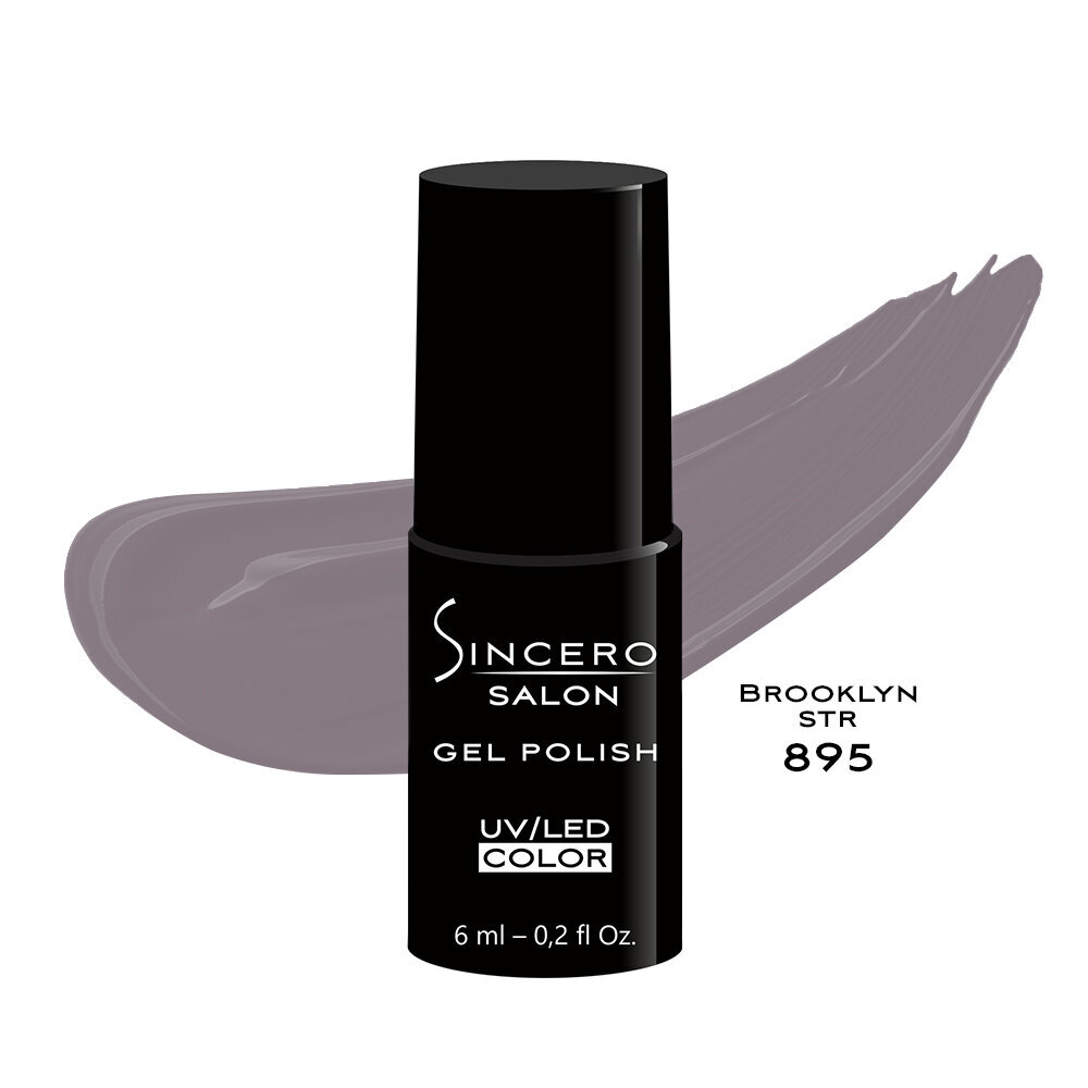 Gelinis nagų lakas "Sincero Salon", 6ml, BROOKLYN STR, 895 kaina ir informacija | Nagų lakai, stiprintojai | pigu.lt