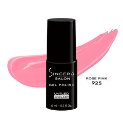 Gelinis nagų lakas "Sincero Salon", 6ml, ROSE PINK, 925 kaina ir informacija | Nagų lakai, stiprintojai | pigu.lt