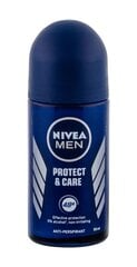 Rutulinis dezodorantas vyrams Nivea Protect & Care 50 ml kaina ir informacija | Dezodorantai | pigu.lt