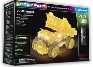 Konstruktorius Laser Pegs Dump Truck LASE0027, 76 d. цена и информация | Конструкторы и кубики | pigu.lt