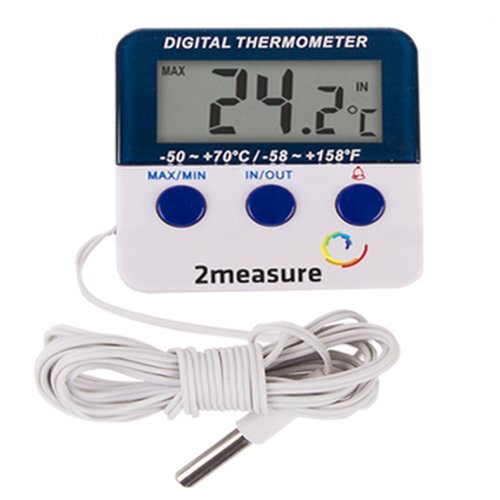 Elektroninis termometras 2measure 170600 kaina ir informacija | Meteorologinės stotelės, termometrai | pigu.lt