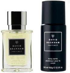 Rinkinys David Beckham Instinct: EDT vyrams 50 ml + dezodorantas 150 ml kaina ir informacija | Kvepalai vyrams | pigu.lt