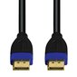 DisplayPort laidas Hama, auksu dengti kontaktai, dvigubas ekranavimas, 3 m, juodas   цена и информация | Kabeliai ir laidai | pigu.lt