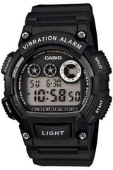 мужские часы casio w-735h 1av (zd081a) - супер иллюминатор + коробка цена и информация | Мужские часы | pigu.lt